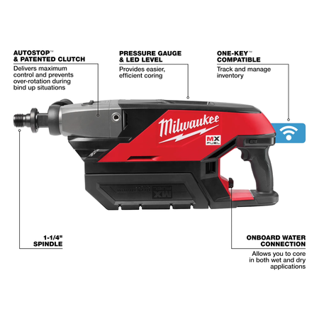 Milwaukee MXF301-2CP, MX FUEL Handheld Core Drill Kit (2 Batteries)