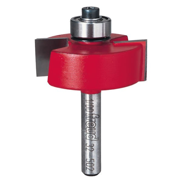 Freud 32-502, Carbide Router Bit - 1-3/8" Rabbeting Bit with Bearing Set (Rabbeting Depth 5/16", 3/8", 7/16", 1/2")