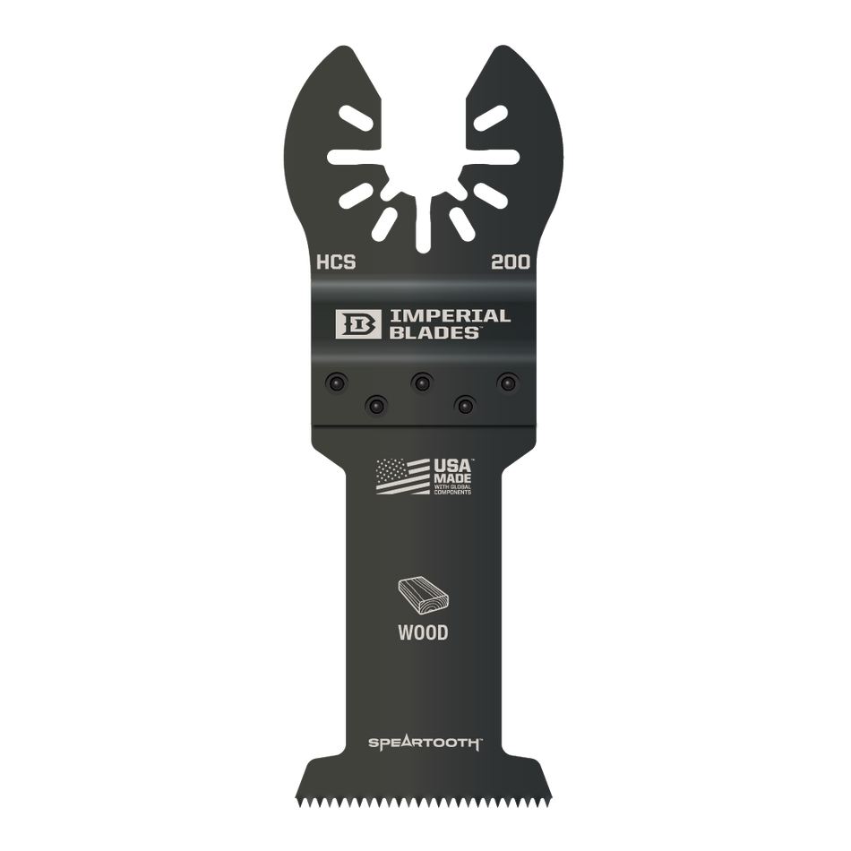 Imperial Blades IBOA200-3, One Fit 1-3/8" Speartooth Fast Cut Wood Blade (3/pkg)