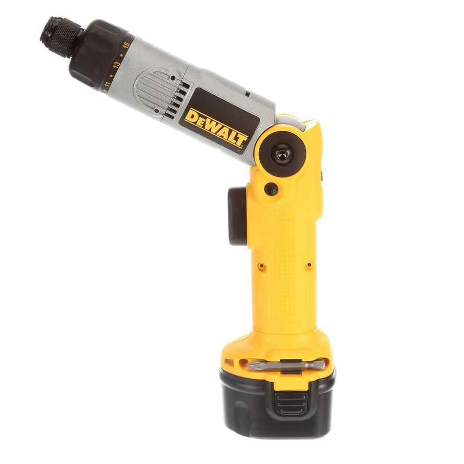 DEWALT DW920K-2, 7.2V Compact High Torque 2 Position Screwdriver w/ 2 Batteries and Kit Box