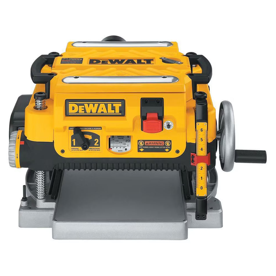 DEWALT DW735, 13'' Three Knife, Two Speed Thickness Planer