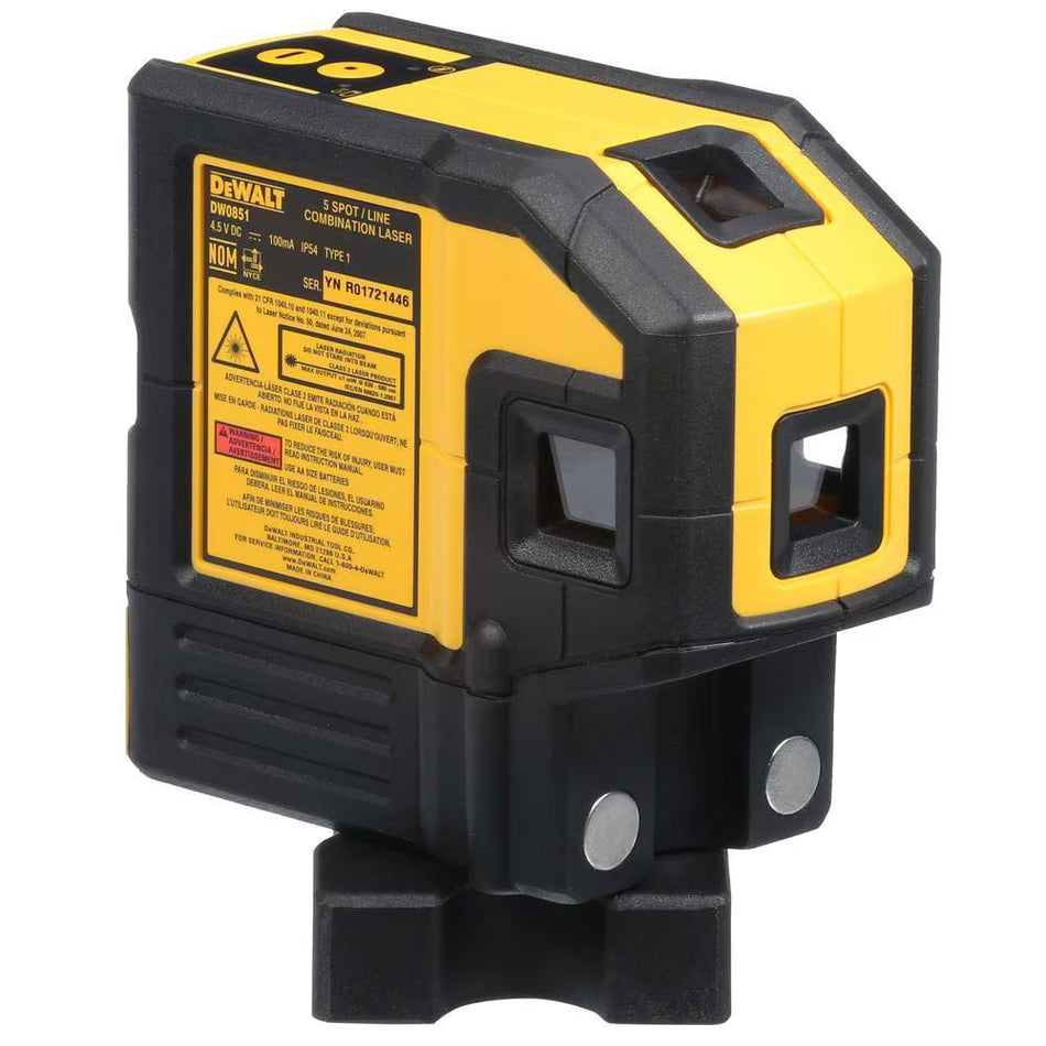 DEWALT DW0851, Self Leveling Spot Beams and Horizontal Line