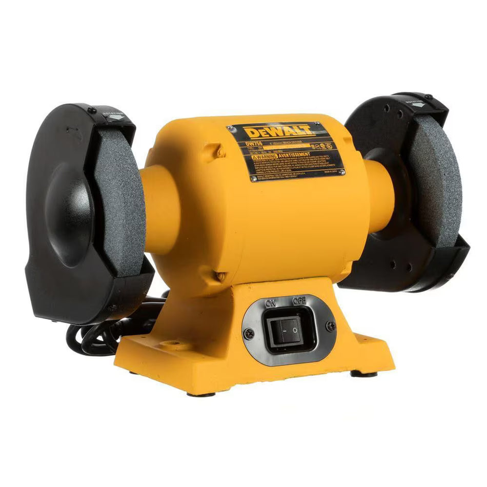 DEWALT DW756, 6'' (150mm) Bench Grinder