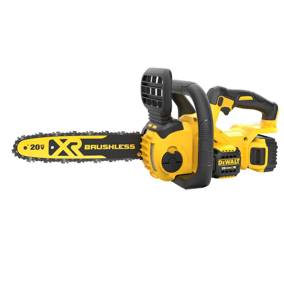 DEWALT DCCS620P1, 20V MAX XR Compact 12'' Chainsaw Kit  (5.0AH)