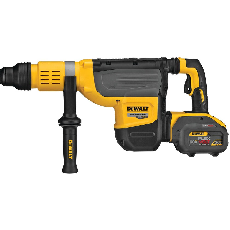 DEWALT DCH773Y2, 60V MAX FLEXVOLT 2'' SDS MAX Combination Hammer Kit (12 Ah)
