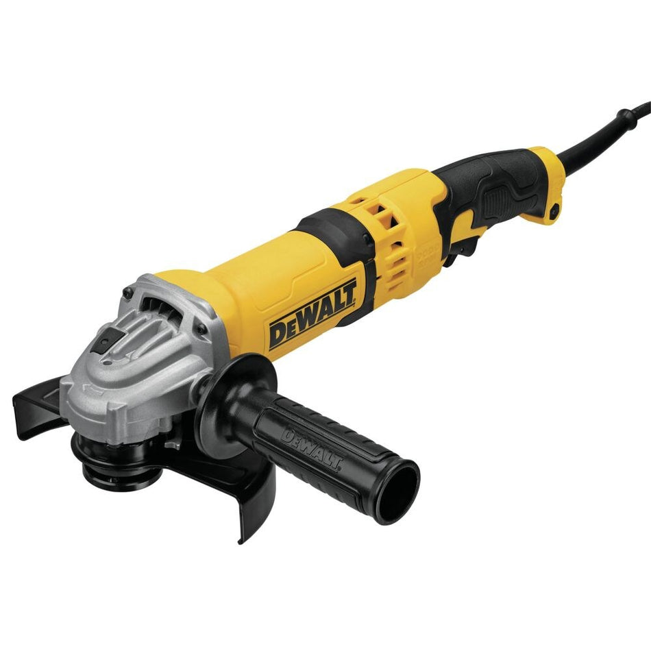 DEWALT DWE43116N, 4-1/2''/5''/6'' RAT TAIL NO LOCK-ON TRIGGER GRINDER (13AMP, 9000RPM AC/DC