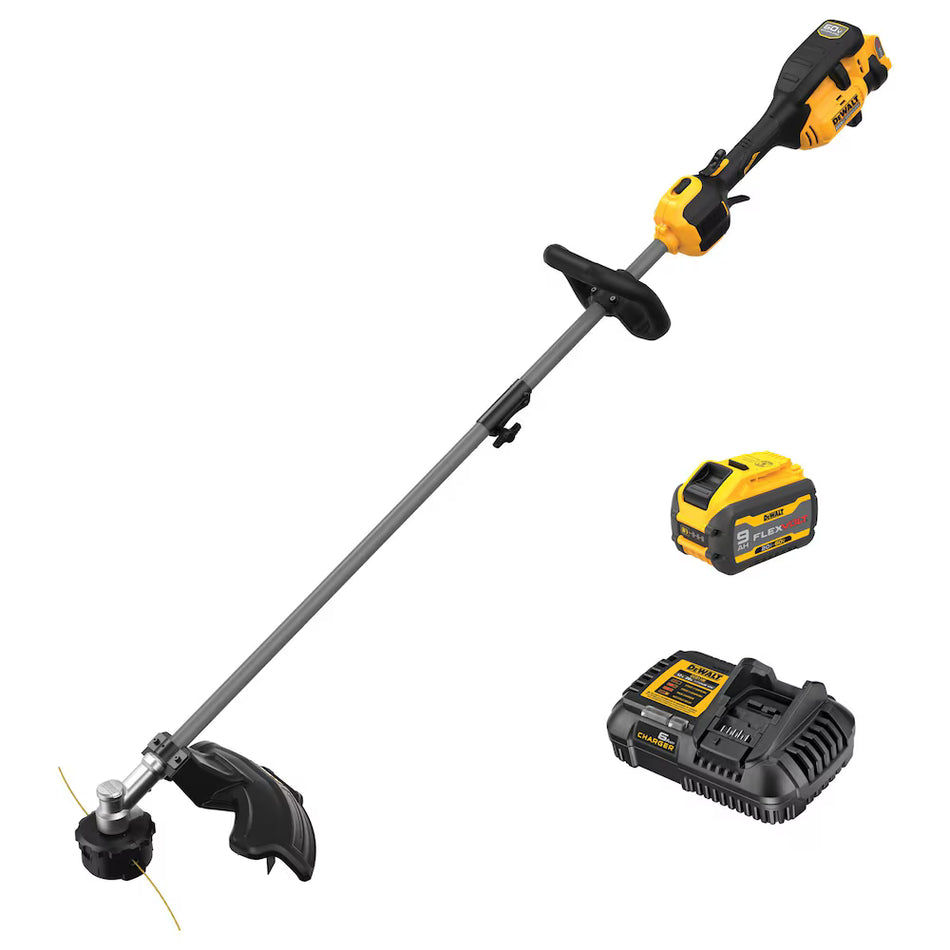 DEWALT DCST972X1, 60V MAX 17'' Brushless Attachment Capable String Trimmer Kit (9.0 Ah)
