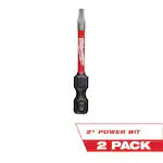 Milwaukee 48-32-4982, 2" T10 SHOCKWAVE Impact Duty Bit - 2 Pack