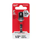 Milwaukee 48-32-5034, 1/4" Hex to 1/2 " Square SHOCKWAVE Impact Duty Socket Adapter