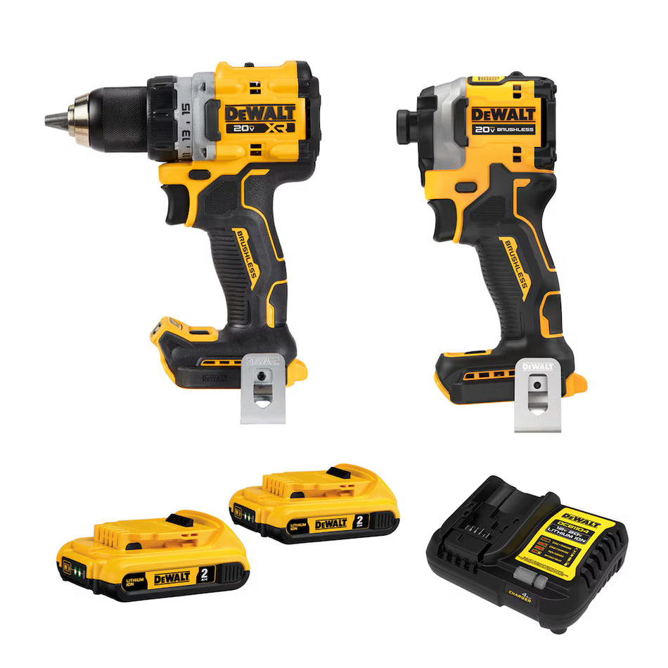 DEWALT DCK2051D2, 20V MAX XR DD & ATOMIC IMPACT COMBO KIT