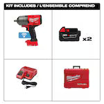 Milwaukee 2863-22R, M18 FUEL™ w/ ONE-KEY™ High Torque Impact Wrench 1/2" Friction Ring Kit