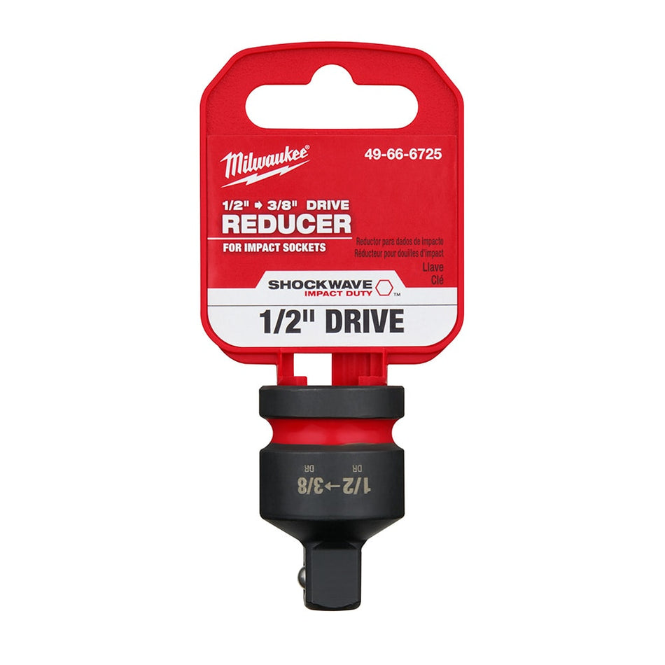 Milwaukee 49-66-6725, SHOCKWAVE™ Impact Duty 1/2" Drive 3/8" Drive Reducer