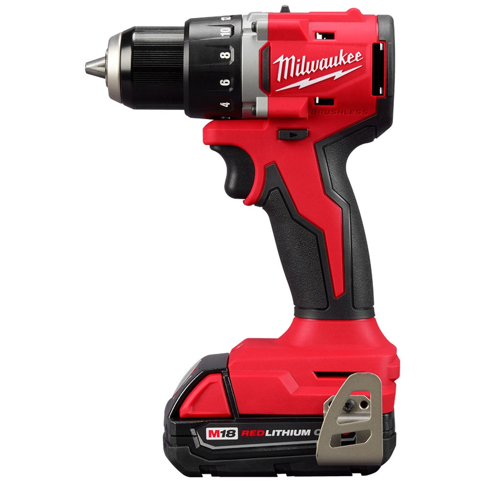 Milwaukee 3601-21P, M18 Compact Brushless 1/2" Drill/Driver Kit