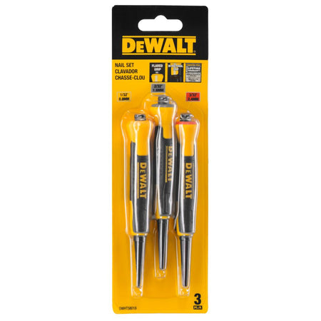 DEWALT DWHT58018, 1/32'', 2/32'', 3/32'' BI-MATERIAL NAIL SETS