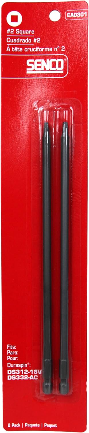 Senco EA0301, DuraSpin #2 Square Bits Duraspin Technology Integrated Auto-Feed Screw System (2-Pack)