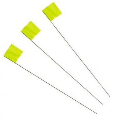 Irwin 64102, STAKE FLAG 100PC FLSCNT LIME