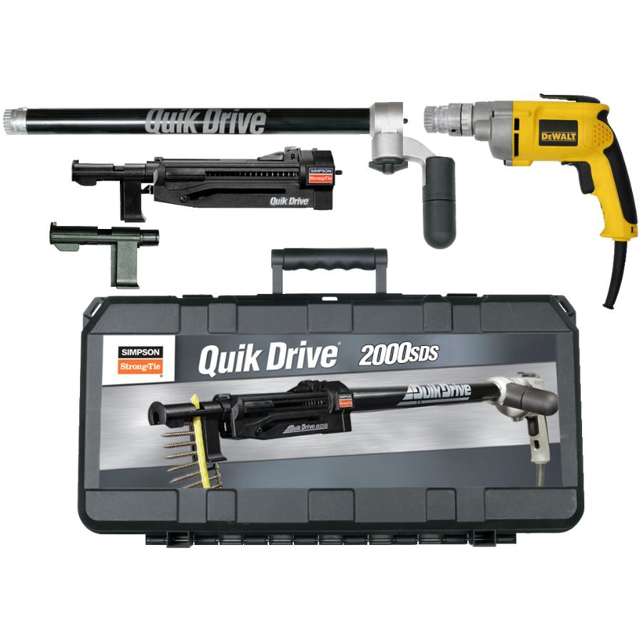 Quik Drive QD2000SDSF, Complete Contractor System – Squares Hardware Inc