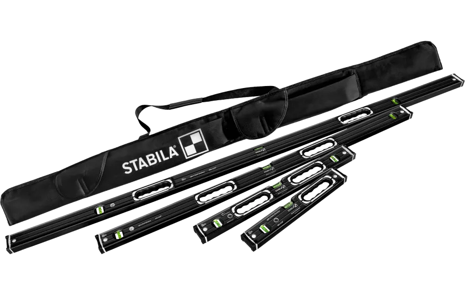 Stabila 37400, Dark Shadow 4 level 196 Set 72”/48”/24”/16” With bag