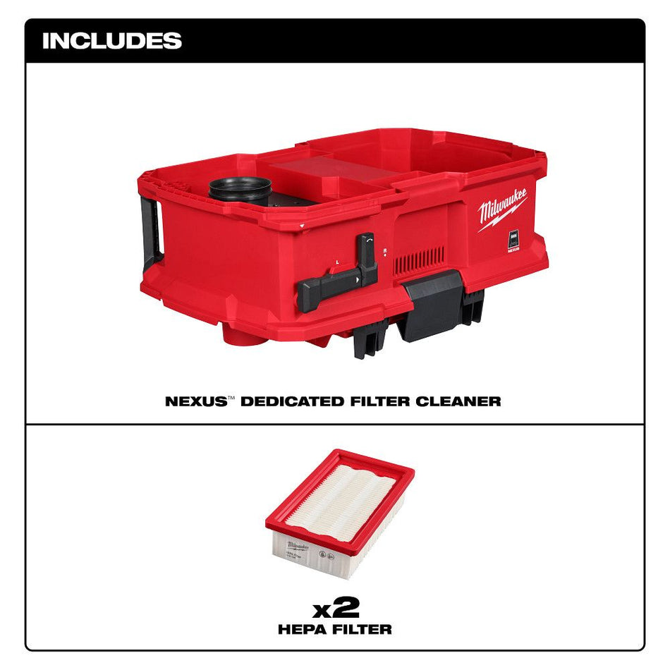 Milwaukee 0991-20, NEXUS™ Dedicated Filter Cleaner