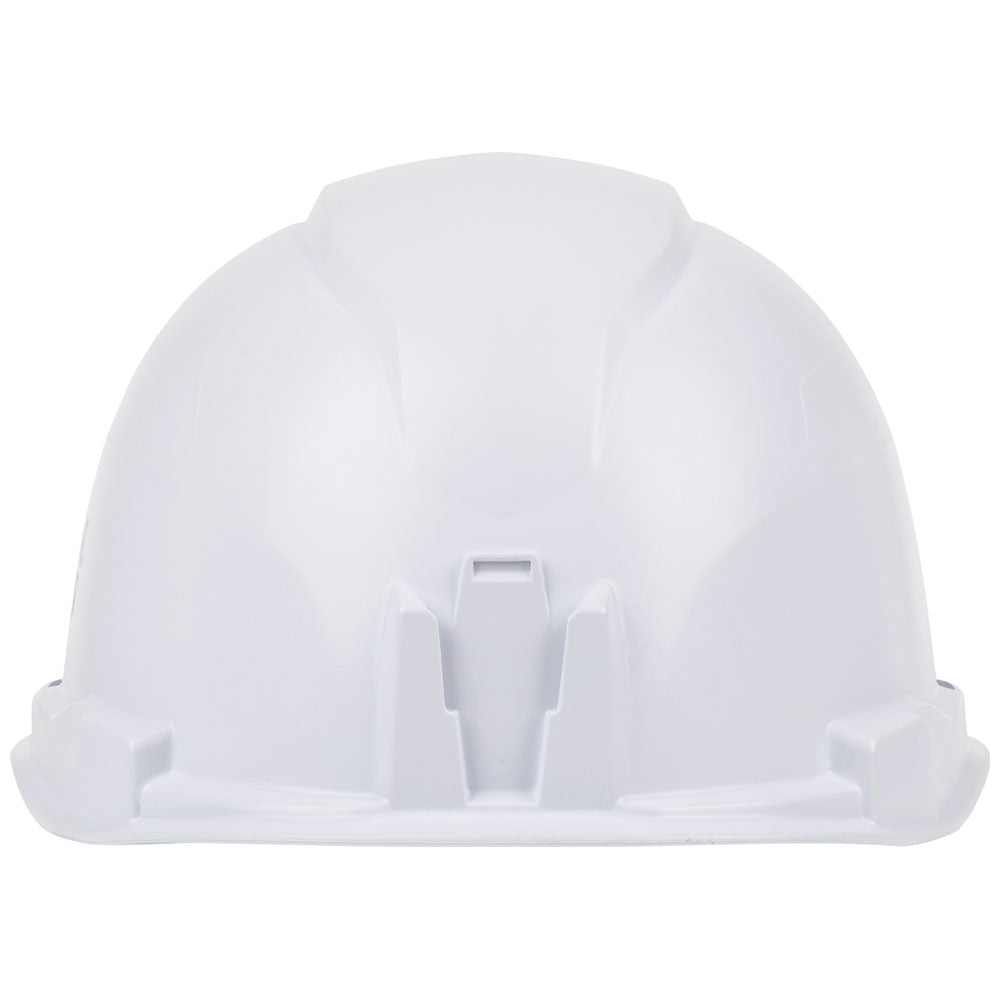 Klein Tools 60107RL, Hard Hat, Non-Vented, Cap Style with Rechargeable Headlamp, White