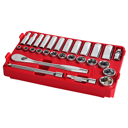 Milwaukee 48-22-9481T, Replacement Tray for 3/8” 28pc Ratchet and Socket Set in PACKOUT (SAE)