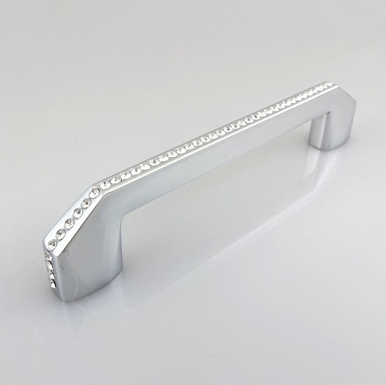 Eurofit H-68142-128CP, Handle, 128mm, Chrome/Crystal (VIVID)