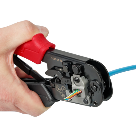 Milwaukee 48-22-3074, Ratcheting Pass-Through Crimper & Stripper