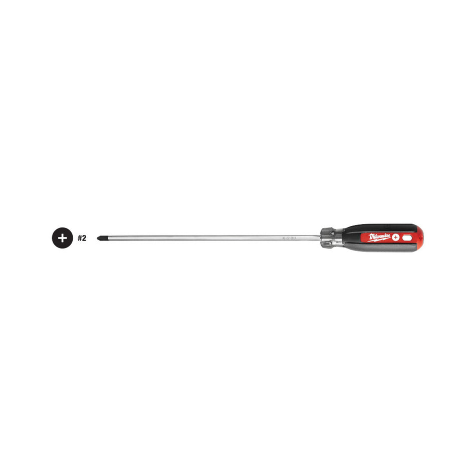 Milwaukee 48-22-2814, #2 Phillips - 10" Cushion Grip Screwdriver