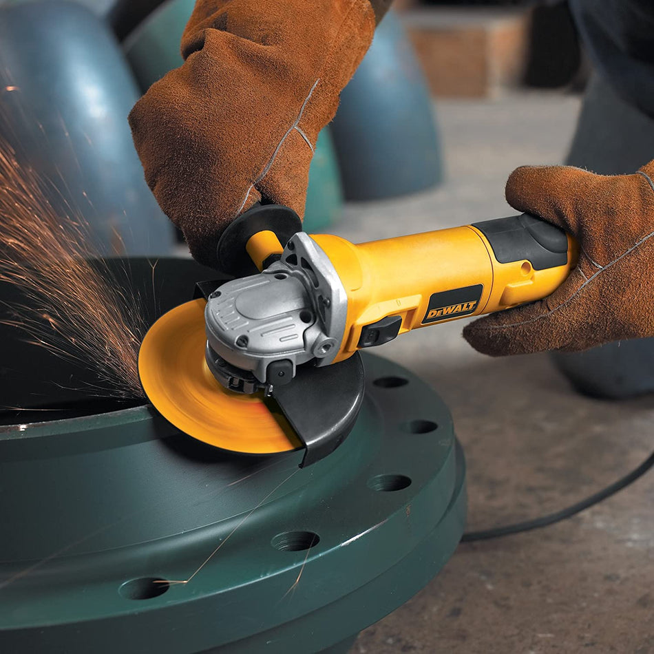 DEWALT DWE4011, 4-1/2'' Small Angle Grinder with One-Touch Guard