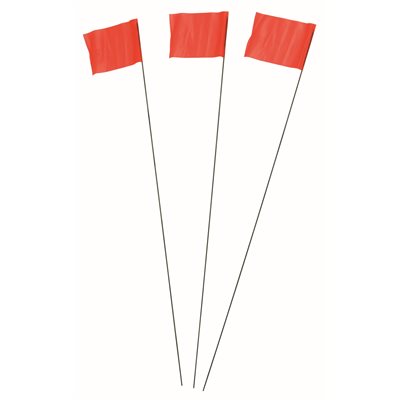 Irwin 64100, STAKE FLAG 100PC FLSCNT ORNG