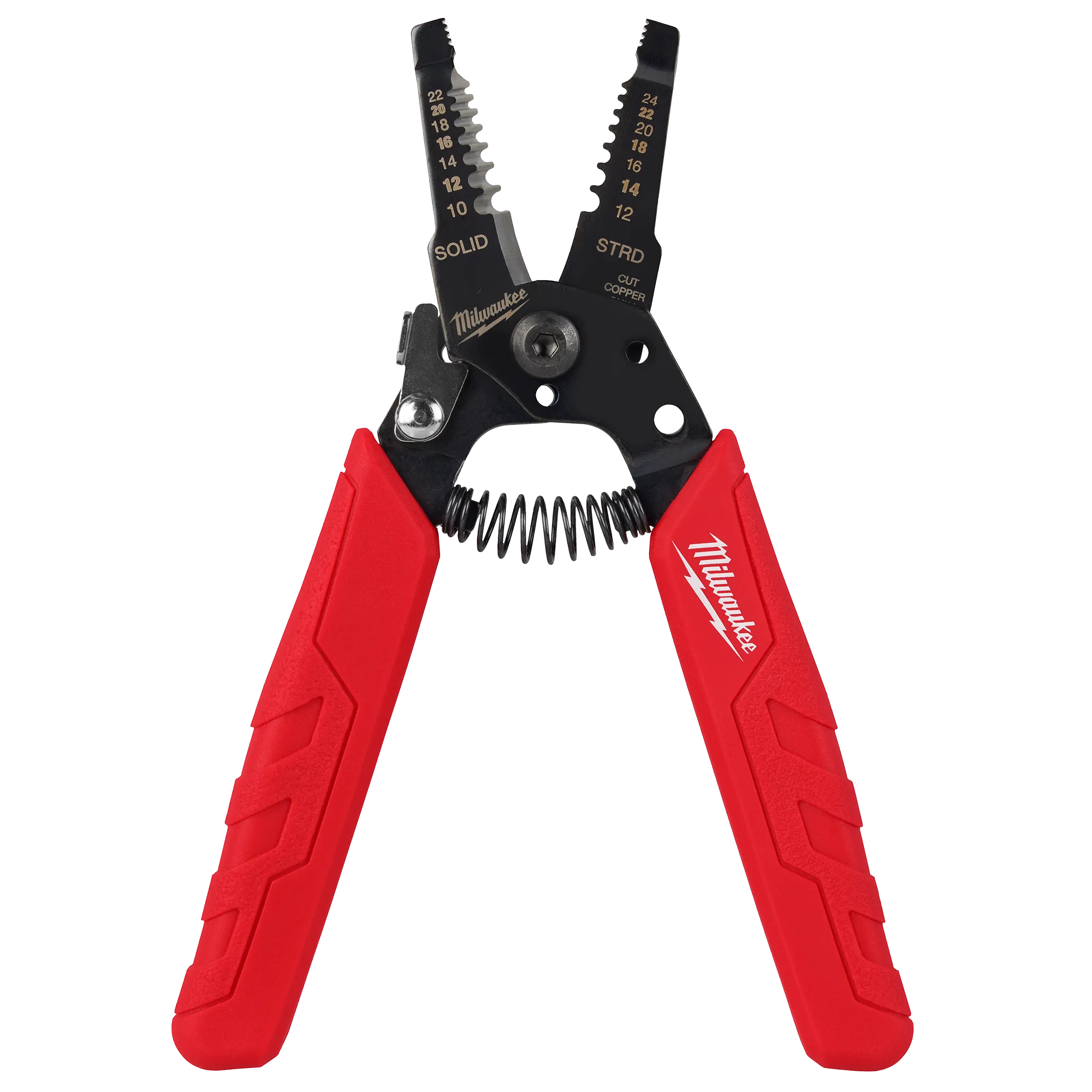 Milwaukee 48-22-3044, 10-24 AWG Compact Comfort Grip Wire Stripper & Cutter