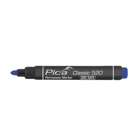 Pica 520/04, 4-Pack-Permanent Marker 1-4mm, Round tip, Red, Blue, Black and Instant White