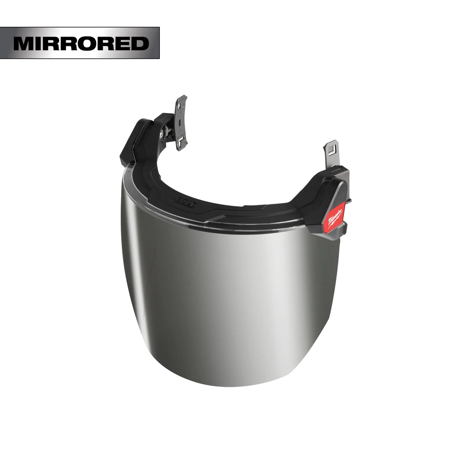 Milwaukee 48-73-1429, BOLT™ Full Face Shield - Mirrored Dual Coat Lens (Compatible with Milwaukee® BOLT™ Safety Helmets & BOLT™ Hard Hats)