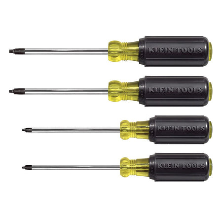 Klein Tools 85664, Screwdriver Set, Square Recess, 4-Piece