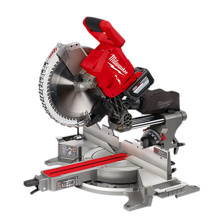 Milwaukee 2739-21HD, M18 FUEL 12" Dual Bevel Sliding Compound Miter Saw Kit (12.0 Ah)