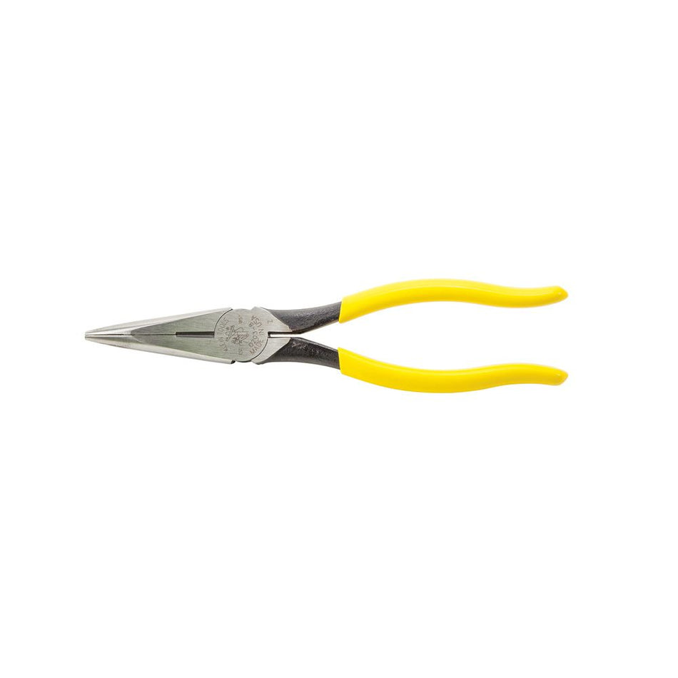 Klein Tools D203-8, Pliers, Needle Nose Side-Cutters, 8-Inch