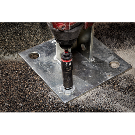 Milwaukee 49-66-7021, 3/8" Drive SHOCKWAVE Impact Duty Metric Deep 6 Point Socket Set - 8 Piece