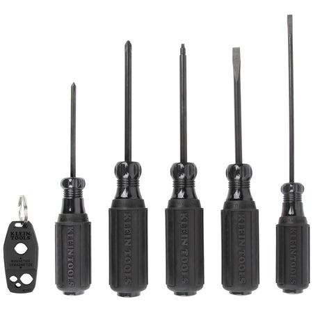 Klein Tools 85446BLK, Blackout Screwdriver Set, 6-Piece