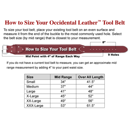 Occidental Leather 8585 LG, Heritage FatLip™ Tool Bag Set