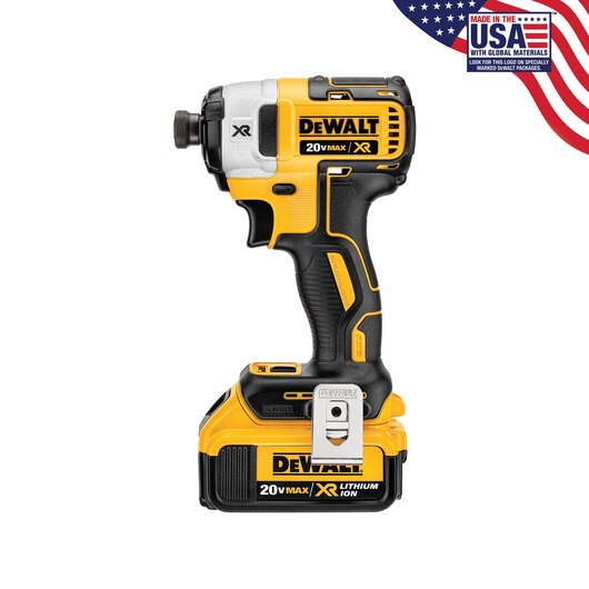 DEWALT DCF887M2, 20V MAX XR Brushless 1/4'' 3-Speed Impact Driver Kit (4.0 Ah)