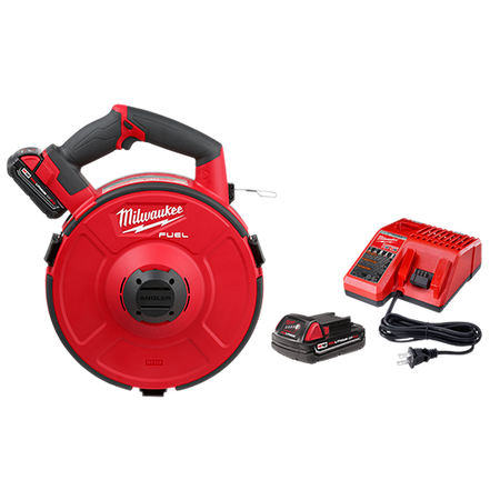 Milwaukee 2873B-22, M18 FUEL Angler 240' Steel Pulling Fish Tape Kit