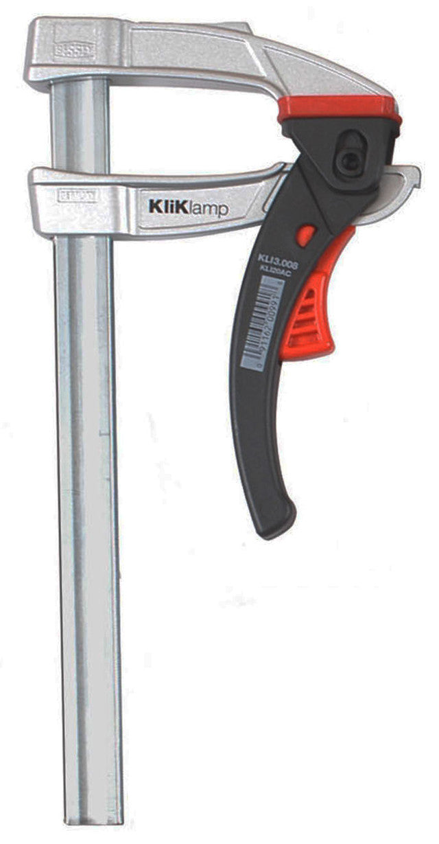BESSEY KLI3.016, Clamp, woodworking, small lever clamp, KliKlamp,  16” x 3 In., 260 lb