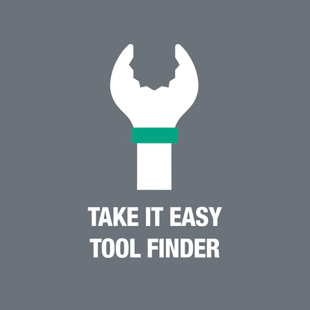 Wera 05020241001, 6003 JOKER 8 IMPERIAL SET 1 COMBINATION WRENCH SET, IMPERIAL, 8 PIECES
