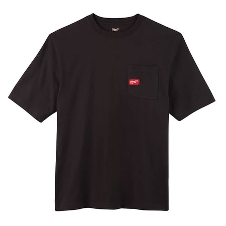 Milwaukee 601B, HEAVY DUTY POCKET TEE SHIRT (BLACK)