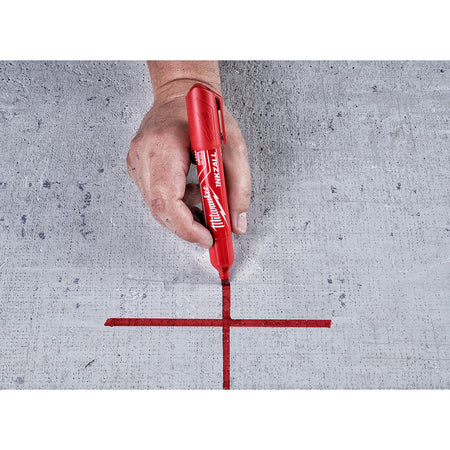 Milwaukee 48-22-3256, INKZALL Large Chisel Tip Red Marker