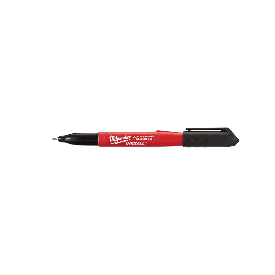 Milwaukee 48-22-3150, 12 PK INKZALL Black Ultra Fine Point Markers