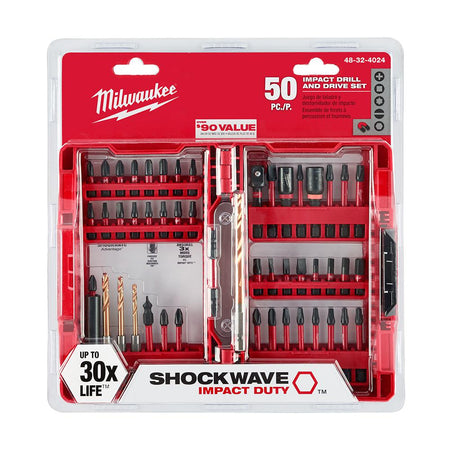 Milwaukee 48-32-4024, 50pc SHOCKWAVE Impact Set