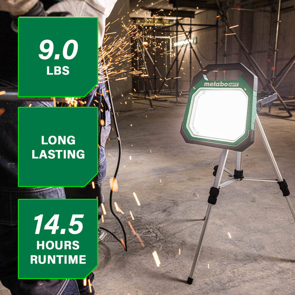 Metabo HPT UB18DDQ4M, 18V MultiVolt Cordless 10,000 Lumen LED Work Light (Tool Only)