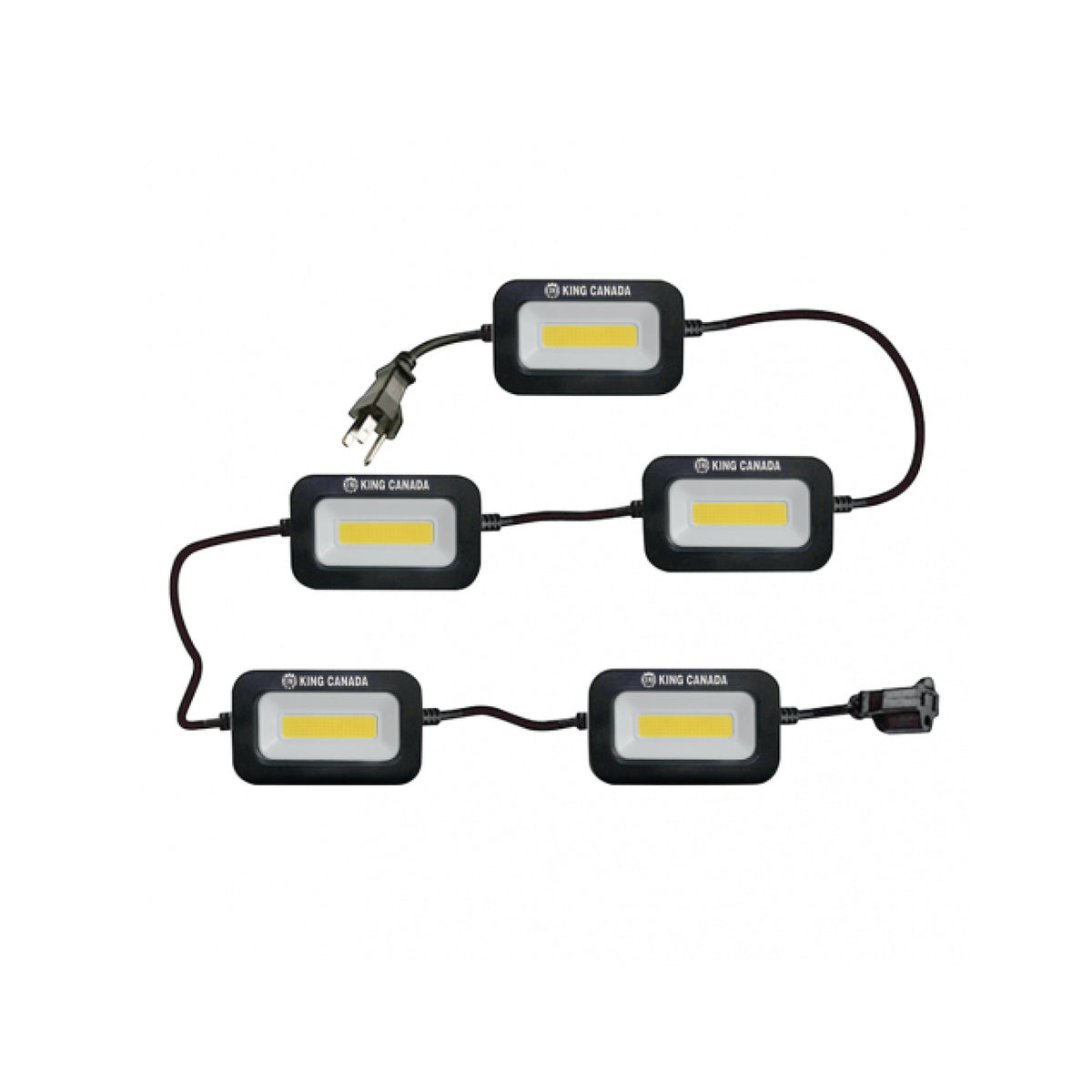 KING Canada K-5016-5LED, 50 ft. 5 LED string light - 5000 lumens