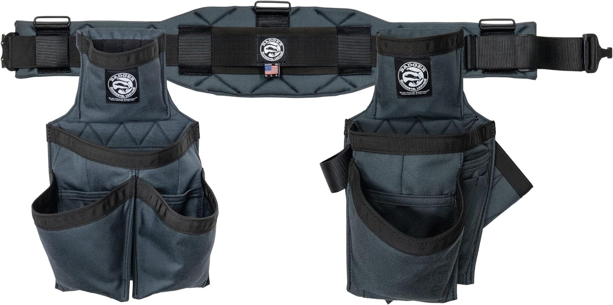 Badger Tool Belts 461010 Carpenter Set - Gunmetal Grey